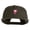 Olive, variant on Dancing Axolotl Embroidered 5 Panel Cotton High Profile Flat Bill Unstructured Cap - Olive OSFM