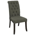 thumbnail image 2 of Furniture of America Landon Fabric Side Chair in Gray and Black (Set of 2), 2 of 8