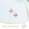 thumbnail image 3 of unbranded 30Ud Sujetapapeles Creativos Color Oro Rosa Para Organizar Notas Y Documentos, 3 of 8