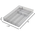 thumbnail image 7 of YBM Home Wire Mesh Silver Drawer Organizer for Silverware and Gadgets, 7 of 7