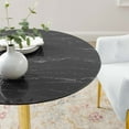 thumbnail image 3 of Verne 35" Artificial Marble Dining Table, 3 of 6