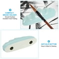 thumbnail image 3 of Uxcell Calligraphy Brush Holder, 2 Pack 4 Ports Ceramic Chinese Calligraphy Brush Rest, Blue, 3 of 6