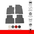 thumbnail image 2 of Ikon Motorsports Floor Mat Compatible With 2016-2021 Honda Civic 4-Door Sedan & Hatchback Factory Fitment Grey Nylon Front Rear Car Floor Mats Liner Carpets Replacement 4PCS, 2 of 9