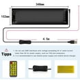 thumbnail image 2 of Flexible LED Signs, LED Flexible Display Message Board Outdoor Digital Signs with Remote Control Bendable Screen LED Store Sign IP65 Water Proof Customizable, 2 of 7