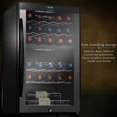 thumbnail image 6 of NutriChef 33 Bottle Dual-Zone Refrigerator PKCWCDS335, 6 of 8