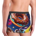 thumbnail image 3 of Fotbe Space Colorful Donut Men’s Total Support Pouch Boxer Briefs, X-Temp Cooling, Moisture-Wicking Underwear, Regular, Long-leg and Trunk-, 3 of 6