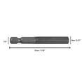 thumbnail image 2 of Lefu 1pc Hexagon Screwdriver Bit Quick Change Impact Driver Power Drill Length 2.55In, 2 of 9