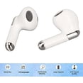 thumbnail image 4 of CHOK Real Time Language Translator Earbuds  Bluetooth 5.3 Denoise Translator Earphones Support 144 Languages with APP in Transparent Case for Smart Phone  White, 4 of 8