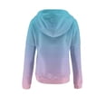 thumbnail image 5 of Heisall Womens Hoodie 2025 Autumn Winter Contrast Color Button Drawstring Hooded Pocket Pullover Casual Fashion Loose Tops, 5 of 6