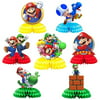 Super Mario Party Honeycomb Japanese Game Themed Centerpiece Table Decor