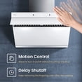 thumbnail image 3 of FOTILE inclined  Vent Series 30" 1000 CFM Under Cabinet or Wall Mount Range Hood with 2 LED Lights, Motion and Touch Activation in White Tempered Glass, 3 of 8