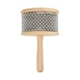thumbnail image 1 of 2024 Cabasa de madera bola de acero juguete de manivela portátil niños enseñanza instrumento musical grande, 1 of 5