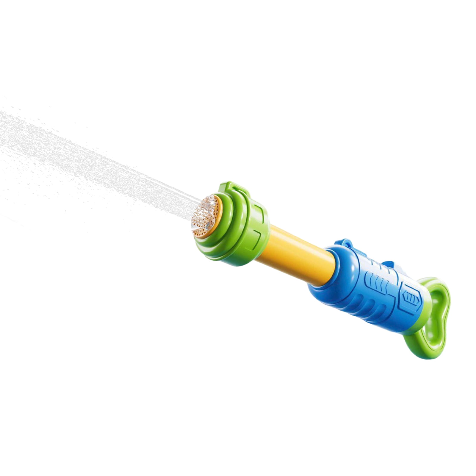 14.2in High Capacity Pull-Type Water Shooter, Multi-Hole Blaster Cannon for Summer Beach Fun, Outdoor Swimming Pool Game Toy, Blue