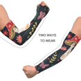 thumbnail image 4 of ALAZA Mushrooms and Flowers Pattern UV Sun Protection Arm Sleeves UPF 50+ Compression Cooling Sleeve 1 Pair, 4 of 7
