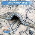 thumbnail image 5 of Planially Non-Slip Area Rugs 3'x5' Soft Blue Indoor Bedroom Living Room Boho Oriental Vintage Carpet, 5 of 7