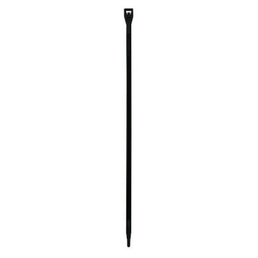 Garden Craft Plastic Self-Locking Fence Cable Ties, Black 50 Count