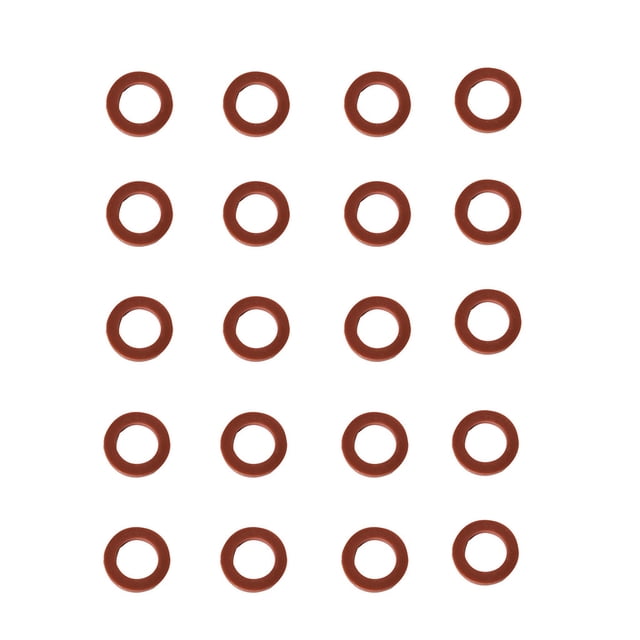 Cmunyle Joint de Boyau d'Arrosage 20 Pcs, Rondelle en Caoutchouc Rouge pour Raccords de Boyau Standard de 3/4 Po, Accessoires de Rondelle à Haute Pression