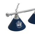 thumbnail image 2 of Georgetown University 3 Shade Billiard Light with Chrome FIxture, 2 of 5