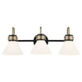 thumbnail image 2 of Farum 3-Light Bathroom Vanity Light in Black, 2 of 4
