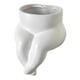 thumbnail image 5 of Escultura corporal, maceta, borde de mesa, decoración, hecha a mano para estantería. Blanco, 5 of 9