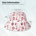 thumbnail image 3 of Balery Red Lips Sombreros para el sol para hombre y mujer, sombrero de pescador con UPF 50+, 3 of 6