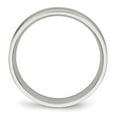 thumbnail image 2 of Auriga Fine Jewelry Stainless Steel Polished Ridged 5 mm Band for Women Size 11, 2 of 6