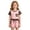 Pink, variant on Toddler Girls Outfit Short Sleeve T Shirt With Leopard Print Patchwork And Ruffle Trim Sport Shorts Two Piece Fashion Sets Size 2-3T