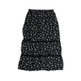 thumbnail image 4 of Ragstock Black Floral Crochet Detail Maxi Skirt, 4 of 4