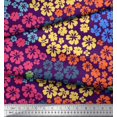 thumbnail image 2 of Soimoi Tissu en Rayonne Tissu à Imprimé Floral Artistique au Mètre 42 Pouces de Large, 2 of 3