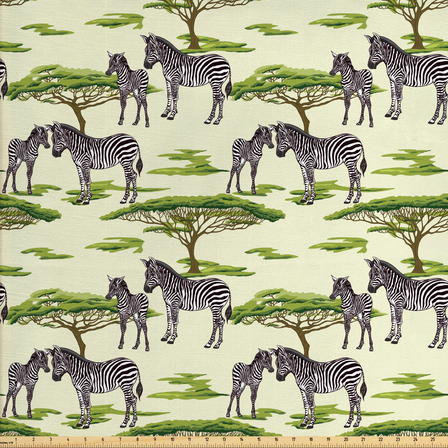 Zebra Fabric by The Yard, Animals in a Safari Wildlife Arizona Vibes