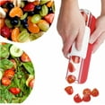 thumbnail image 1 of Cortadora con cremallera para tomates, uvas y tomates cherry, cortadora progresiva con cremallera, divisor de frutas, cocina rápida y fácil, 1 of 5