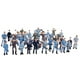 thumbnail image 1 of 20 Piezas Modelo Pintada Figuras Pasajeros Decorativas Miniatura Plástico Diversos jes Aptas para Maquetas de Paisajes y Modelismo, 1 of 9