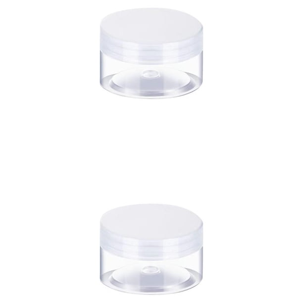 Advancent Tarro de crema facial DIY, soportes para embalaje de botellas, pequeño subpaquete vacío, tapa de botellas, contenedor de plástico Tipo 1 2Conjunto
