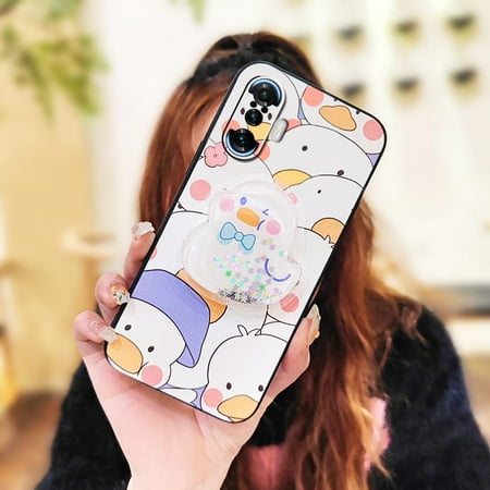 Lulumi-Phone Case For Xiaomi Redmi K40 Gaming Edition/POCO F3 GT, Dirt-resistant drift sand Cartoon Waterproof cell phone case TPU Glitter Silicone protective phone cover glisten Durable