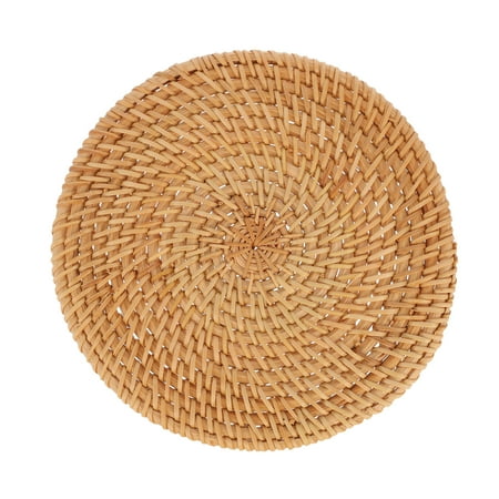 

1Pc Woven Placemat Home Decorative Teacup Mat Practical Restaurant Dish Mat