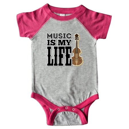 

Inktastic Violin Player Music Life Gift Baby Boy or Baby Girl Bodysuit