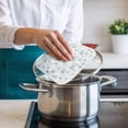 thumbnail image 4 of Teal Country Pot Holders for Kitchen Heatproof Potholder, 4 Pack Abstract Farmhouse Rustic Tree Animals Hot Pads Multipurpose Oven Pads Cloth Potholders Trivet for Cooking and Baking, 4 of 8