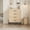 Pure wood color, variant on 4 Drawer Tall Dresser,Vertical Chest for Bedroom, Entryway or Living Room – Freestanding Wooden Storage Cabinet – Deep Drawers – Sturdy Metal Legs