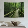 thumbnail image 4 of GOSMITH  Wall Blanket Decor Tapestrys For Bedroom Living Room Art Wall Decor Home Decoration Bamboo Forest Small Bridge, 4 of 7