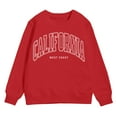 thumbnail image 4 of Gubotare Infant Sweatshirt Toddler Sweatshirt – Unisex Crewneck Pullover Cozy Long Sleeve Soft Warm Size 5T (Red,5 Years), 4 of 4