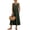 Black Forest, variant on Women's V Neck Pocketed Midi Dress with Ruched Fit and Size Range ninety five percent polyester and five percent spandex