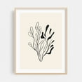 thumbnail image 2 of Minimalist Floral Line Drawing - Line Drawing Line Art Minimalist Botanical Abstract Black and White Nature Modern Art Unframed Wall Art Print 5 x 7 inches, 2 of 4