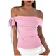 thumbnail image 1 of Camisetas Casuales de Mujer sin Mangas Diseño de Cuello en V, Ligero Poliéster Primavera Y Blusa de Verano, 1 of 5