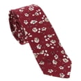thumbnail image 4 of Men' Floral Printed Neck Tie Business Wedding Party Skinny Ties Gift 06, 4 of 5