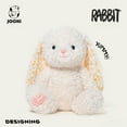 thumbnail image 4 of GlobalBreeze Soft Fluffy Furry Cute Bunny Plush Toy, Realistic Stuffed Animal Rabbit Doll, Cuddly Cozy Plushie Pillow, Adorable Bunny Plush Decor for Bedroom Sofa Living Room, Gift for Kids Adults Bi, 4 of 7