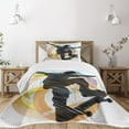 thumbnail image 3 of Ambesonne Sports Quilted Bedspread Set 2 Pcs, Skater Sketchy Colorful Art, Twin Size, Multicolor, 3 of 6