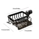 thumbnail image 3 of Estante de almacenamiento para grifo de fregadero de cocina, organizador de grifo sin perforaciones, soporte para esponja de fregadero de aluminio espacial con bandeja de goteo, jabonera de secado, 3 of 5