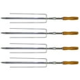 thumbnail image 3 of Triple - Set of 4 Brazilian Skewers for BBQ 28" - Professional Grade, 3 of 4