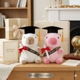 thumbnail image 2 of Peluche de Graduación de 27 cm con Gorro y Diploma, Muñeco Suave para Regalo, Decoración de Fiesta de Graduación, Recuerdo para Escritorio y Habitación, 2 of 9