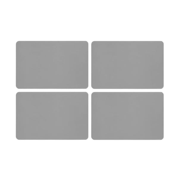 4 piezas de tapetes escurridores de platos, bandeja de secado, absorbentes de agua, tapetes escurridores de platos resistentes gris